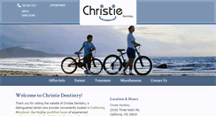 Desktop Screenshot of christiedentistry.com